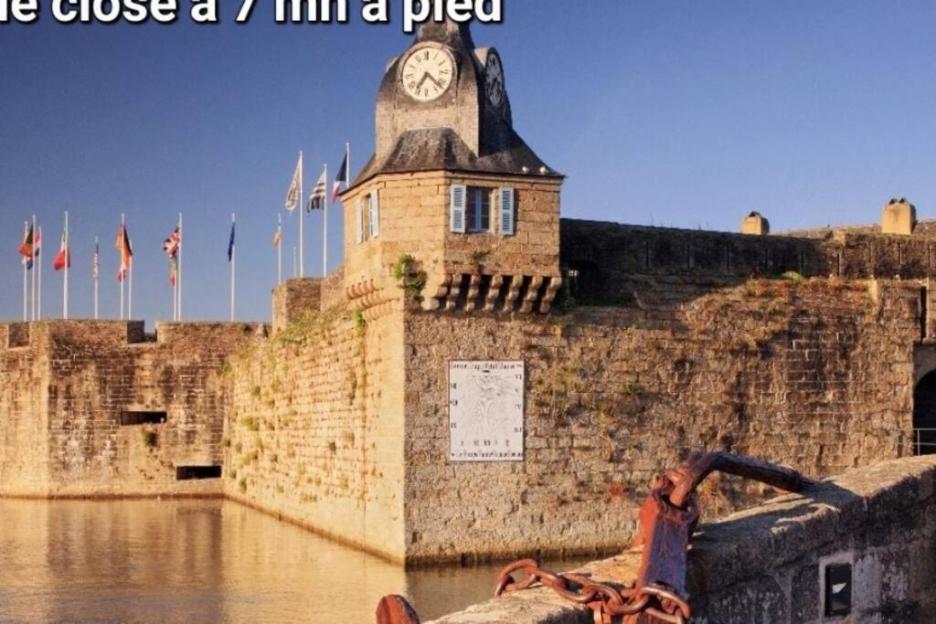 Апартаменты Le Perchoir, Belle Vue Mer Конкарно Экстерьер фото